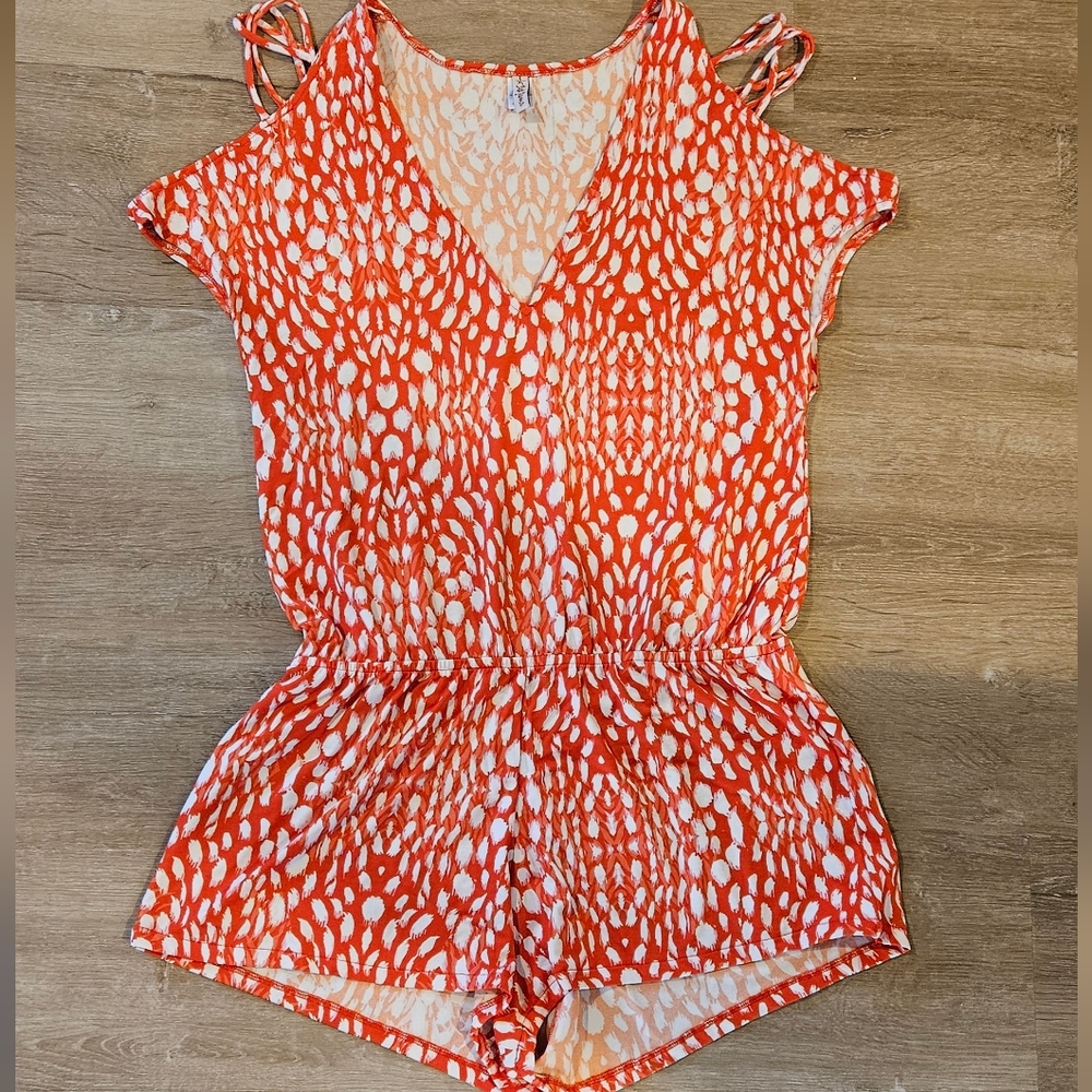 Luli Fama Swim Cover Up Romper